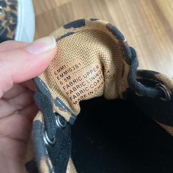 Steve Madden Emmi Leopard Print Lace Up Platform Sneaker - Picture 4 of 13